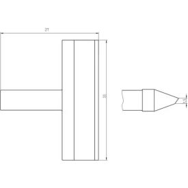 Ultra Soldering Tip, Blade 33.0 mm view 2