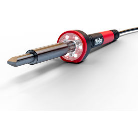 Corded Solder Iron with LED Halo Ring 80W, Black/Red view 2
