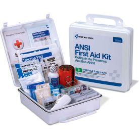 First Aid Only 90566 First Aid Kit, 50 Person, ANSI Compliant, Class B, Plastic Case