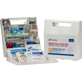First Aid Only 90639 First Aid Kit, 50 Person, ANSI Compliant, Class A+, Plastic Case