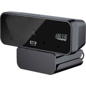 ADESSO CYBERTRACKH6 Adesso® 4K Ultra HD USB Webcam with Built-in Dual Microphone and Privacy Shutter Cover image.