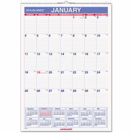 AT-A-GLANCE Erasable Wall Calendar, 12 x 17, White, 2023