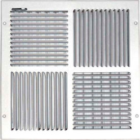 KAPER II INC SG-1212 CW4 Speedi-Grille Ceiling Or Wall Register With 4 Way Deflection SG-1212 CW4 12" X 12" image.