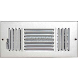 KAPER II INC SG-410 CW3 Speedi-Grille Ceiling Or Wall Register With 3 Way Deflection SG-410 CW3 4" X 10" image.