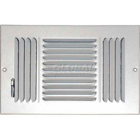 KAPER II INC SG-610 CW3 Speedi-Grille Ceiling Or Wall Register With 3 Way Deflection SG-610 CW3 6" X 10" image.