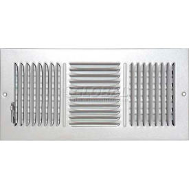 KAPER II INC SG-614 CW3 Speedi-Grille Ceiling Or Wall Register With 3 Way Deflection SG-614 CW3 6" X 14" image.