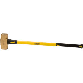 ABC Hammers Inc. ABC14BF ABC Hammers ABC14BF 14 lb. Non-Sparking Brass Hammer, 33" Fiberglass Handle image.