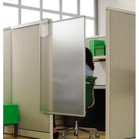 Acco Brands Corporation WPS1000 Quartet® Workstation Privacy Screen, 36"W x 48"H, Sliding, Partial Length image.