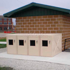 Lockers Bike Scooter Skateboard Bike Locker Opt Window In