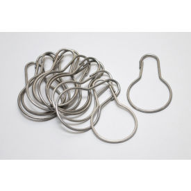 Frost Stainless Steel Shower Curtain Hooks - Pack of 12 - 1144-501L