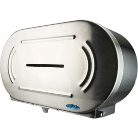 Frost Products Ltd 169 Frost Twin Jumbo Toilet Tissue Dispenser - Stainless Steel - 169 image.