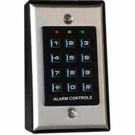 Alarm Controls Corp. KP-100 Self-Contained Backlit Digital Keypad image.