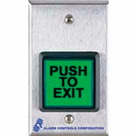 Alarm Controls Corp. TS-2 Illuminated Request To Exit Button image.