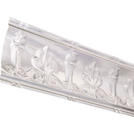 Acoustic Ceiling Products 194-04 Great Lakes Tin 48" Superior Tin Crown Molding in Clear - 194-04 image.