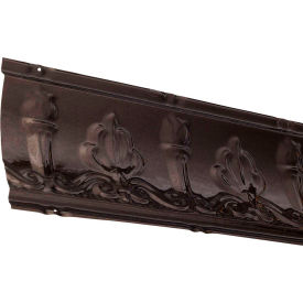 Acoustic Ceiling Products 194-06 Great Lakes Tin 48" Superior Tin Crown Molding in Bronze Burst - 194-06 image.