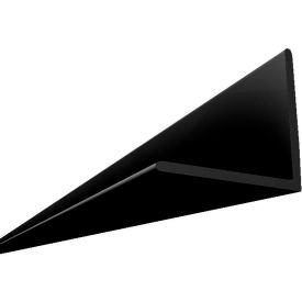 Acoustic Ceiling Products 350-07 HG-Grid 8 Wall Angle 350-07, Satin Black - 30/Case image.