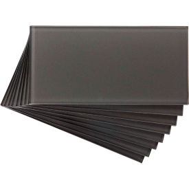 Acoustic Ceiling Products A50-70 Aspect 3" X 6" Peel & Stick Glass Decorative Wall Tile in Leather, 8 Pack - A50-70 image.