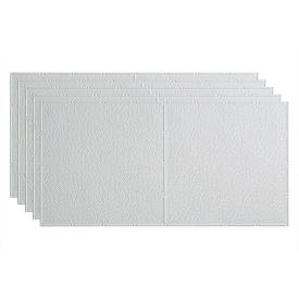Acoustic Ceiling Products PG5601 Fasade Border Fill - 48-3/8" x 24-3/8" PVC Glue Up Tile in Matte White - PG5601 image.