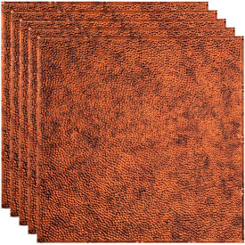 Acoustic Ceiling Products PL5918 Fasade Border Fill - 23-3/4" x 23-3/4" PVC Lay In Tile in Moonstone Copper - PL5918 image.