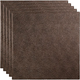 Acoustic Ceiling Products PL5927 Fasade Border Fill - 23-3/4" x 23-3/4" PVC Lay In Tile in Smoked Pewter - PL5927 image.
