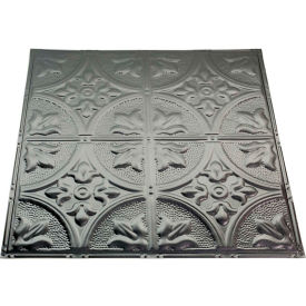 Acoustic Ceiling Products T51-07 Great Lakes Tin Jamestown 2 X 2 Nail-up Tin Ceiling Tile in Argento - T51-07 image.