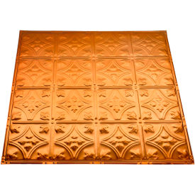 Acoustic Ceiling Products T52-08 Great Lakes Tin Hamilton 2 X 2 Nail-up Tin Ceiling Tile in Copper - T52-08 image.