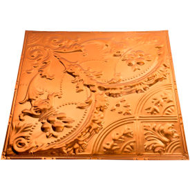 Acoustic Ceiling Products T53-08 Great Lakes Tin Saginaw 2 X 2 Nail-up Tin Ceiling Tile in Copper - T53-08 image.