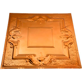 Acoustic Ceiling Products T54-08 Great Lakes Tin Niagara 2 X 2 Nail-up Tin Ceiling Tile in Copper - T54-08 image.