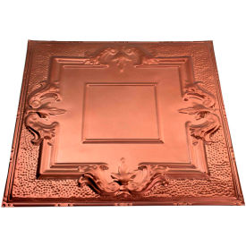 Acoustic Ceiling Products T54-09 Great Lakes Tin Niagara 2 X 2 Nail-up Tin Ceiling Tile in Vintage Bronze - T54-09 image.