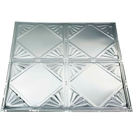 Acoustic Ceiling Products T56-04 Great Lakes Tin Erie 2 X 2 Nail-up Tin Ceiling Tile in Clear - T56-04 image.