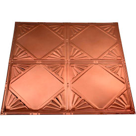 Acoustic Ceiling Products T56-05 Great Lakes Tin Erie 2 X 2 Nail-up Tin Ceiling Tile in Penny Vein - T56-05 image.