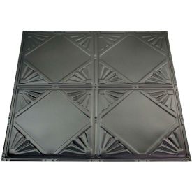 Acoustic Ceiling Products T56-07 Great Lakes Tin Erie 2 X 2 Nail-up Tin Ceiling Tile in Argento - T56-07 image.