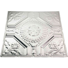 Acoustic Ceiling Products T58-04 Great Lakes Tin Rochester 2 X 2 Nail-up Tin Ceiling Tile in Clear - T58-04 image.