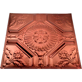 Acoustic Ceiling Products T58-09 Great Lakes Tin Rochester 2 X 2 Nail-up Tin Ceiling Tile in Vintage Bronze - T58-09 image.