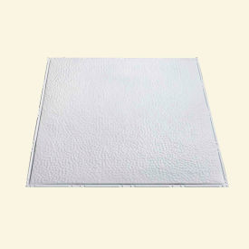 Acoustic Ceiling Products T60-00 Great Lakes Tin Chicago 2 X 2 Nail-up Tin Ceiling Tile in Gloss White - T60-00 image.