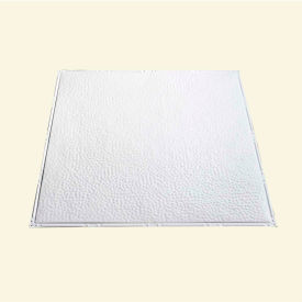 Acoustic Ceiling Products T60-01 Great Lakes Tin Chicago 2 X 2 Nail-Up Tin Ceiling Tile in Matte White - T60-01 image.