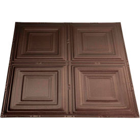 Acoustic Ceiling Products Y50-05 Great Lakes Tin Syracuse 2 X 2 Lay-in Tin Ceiling Tile in Penny Vein - Y50-05 image.