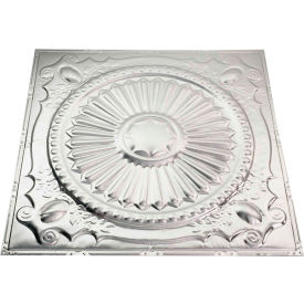 Great Lakes Tin Toronto 2' X 2' Lay-in Tin Ceiling Tile in Clear - Y59-04
