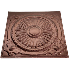 Great Lakes Tin Toronto 2' X 2' Lay-in Tin Ceiling Tile in Penny Vein - Y59-05