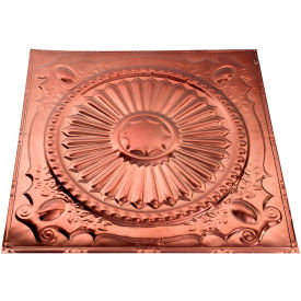 Acoustic Ceiling Products Y59-09 Great Lakes Tin Toronto 2 X 2 Lay-in Tin Ceiling Tile in Vintage Bronze - Y59-09 image.