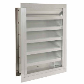 Air Conditioning Products Company ACL-F-24x30 Combination Louver / Damper with Flange 24"W x 30"H - ACL-F-24x30 image.