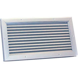 Air Conditioning Products Company ADL 16x16 Aluminum Door Louver 16" x 16" - ADL 16x16 image.