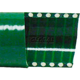 Apache Hose & Belting Co. Inc 98128500 1-1/2" x 20 Green PVC Water Suction Hose Assembly w/ Aluminum C Coupling x Plated Steel King Nipple image.