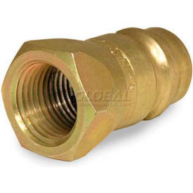 Apache Hose & Belting Co. Inc 39041055 Apache Hydraulic Quick Coupler 39041055, 1/2" ISO Male Tip (Ball) 1/2"FNPT image.