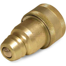 Apache Hose & Belting Co. Inc 39041600 Apache Hydraulic Quick Coupler 39041600, ISO Male Tip To JD "Cone" Style Body image.