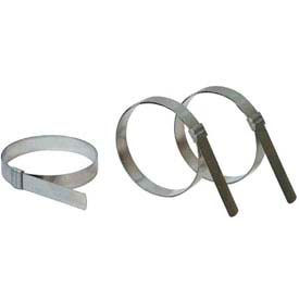 Apache Hose & Belting Co. Inc 40029017 Apache 40029017 JS3019 13/16" Band-It Jr. Carbon Steel Preformed Clamp w/ 3/8" Wide Band image.