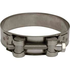 Apache Hose & Belting Co. Inc 43082336 Apache 43082336 3-5/8" - 3-13/16" Stainless Steel H.D. Super Clamp w/ 15/16" Wide Band image.