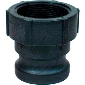 Apache Hose & Belting Co. Inc 49010405 1" A Polypropylene Cam and Groove Adapter x Female NPT image.