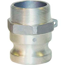 Apache Hose & Belting Co. Inc 50400240 1-1/2" Dia. Type F Aluminum Spec Cam and Groove Adapter x Male NPT image.