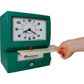 Acroprint Time Recorder 01-2070-411 Acroprint 150NR4 Heavy Duty Time Recorder Prints Month, Date, Hour, Minute image.